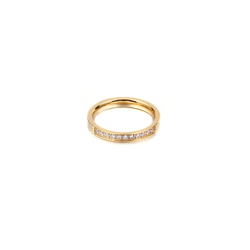 2020 Trendy Simple Design Eternity Band Rings Diamond Stainless Steel Rings For Women
2020 Trendy Simple Design Eternity Band Rings Diamond Stainless Steel Rings For Women