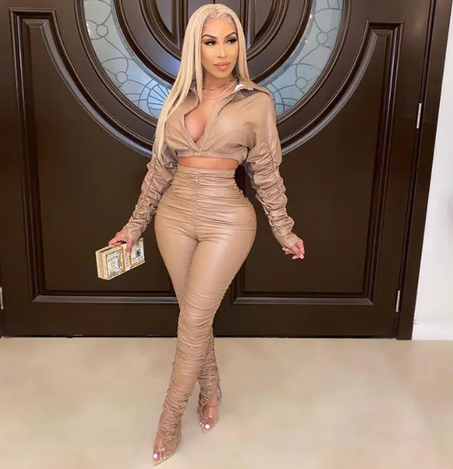 DFG HOT 2021 new arrivals fashion name brand clothing tracksuit outfit women sets two piece
DFG HOT 2021 new arrivals fashion name brand clothing tracksuit outfit women sets two piece