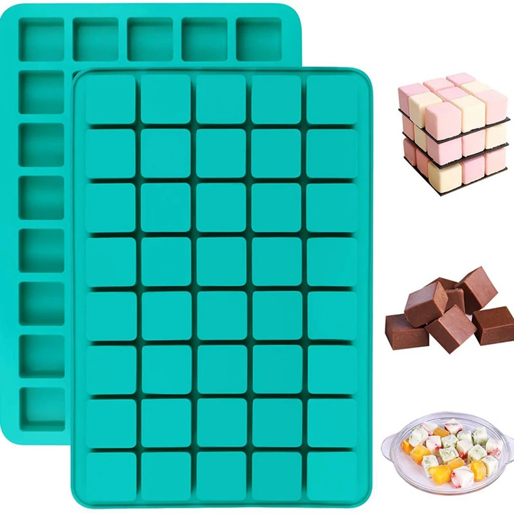 Silicone Caramel Candy Molds 40-Cavity Square Hard Candy Mold for Chocolate Truffles Gummy Jelly Truffles Pralines Caramels, Green
Silicone Caramel Candy Molds 40-Cavity Square Hard Candy Mold for Chocolate Truffles Gummy Jelly Truffles Pralines Caramels, Green