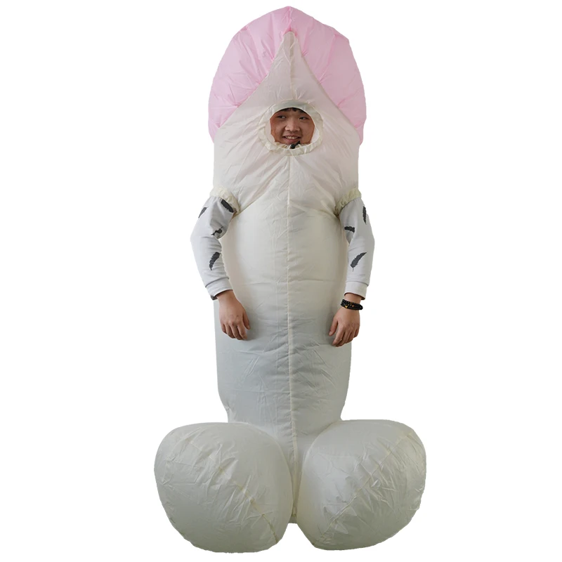 Pénis gonflable Costume Offre Spéciale pas cher Gonflable Pénis Combinaison costume étrange Costume