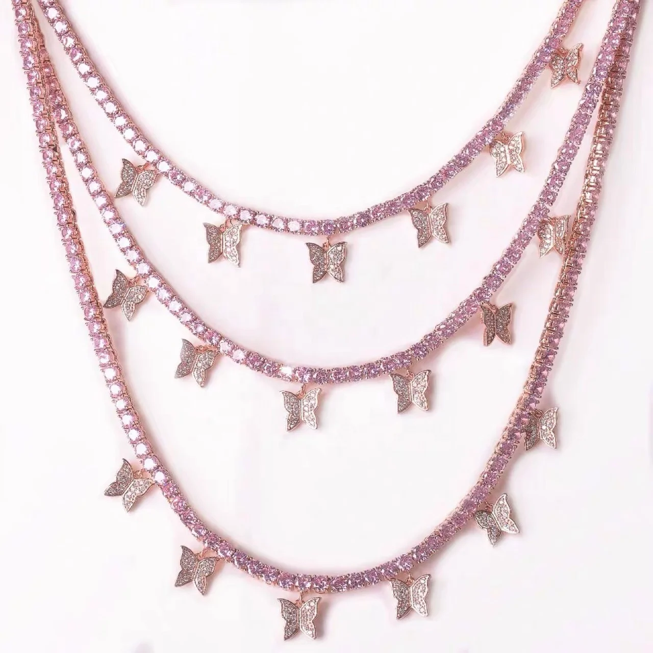 Wholesale Dainty CZ Diamond Choker Butterfly Stainless Set Jewelry Pendant Silver Pink Rose Gold Plated Butterfly Neckl, As the picture show
Wholesale Dainty CZ Diamond Choker Butterfly Stainless Set Jewelry Pendant Silver Pink Rose Gold Plated Butterfly Neckl, As the picture show