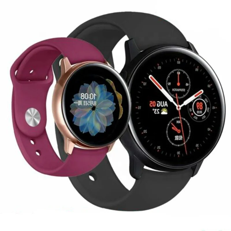 Wrist Sport 20mm Compatible 40mm Bands 2 Smartwatch Rubber Band Single Buckle Strap For Samsung Galaxy Watch Active, Dark teal, sand pink, navy blue, black, white, wine red, purple, red
Wrist Sport 20mm Compatible 40mm Bands 2 Smartwatch Rubber Band Single Buckle Strap For Samsung Galaxy Watch Active, Dark teal, sand pink, navy blue, black, white, wine red, purple, red