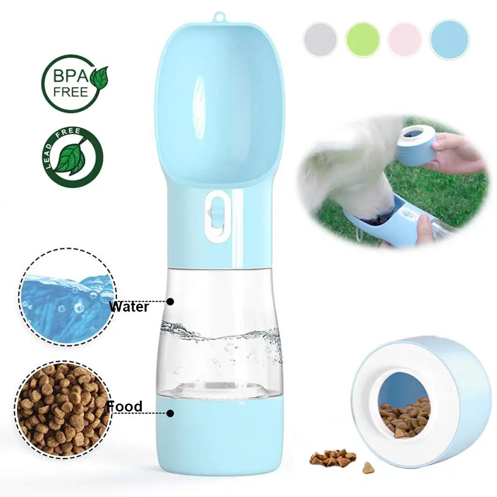Dog Food Feeding Pet Portable Drinking Water Feeder Bowl Dog Water Bottle for Puppy Dog Outdoor Walking Travel Supplies, As photo
Dog Food Feeding Pet Portable Drinking Water Feeder Bowl Dog Water Bottle for Puppy Dog Outdoor Walking Travel Supplies, As photo