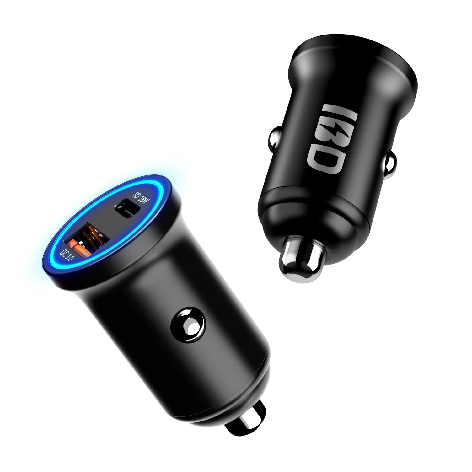 Hot Selling IBD Mobile Accessories Car Usb Charger LED Light Dual USB Car Charger Metal Shell 36W Charger 
Hot Selling IBD Mobile Accessories Car Usb Charger LED Light Dual USB Car Charger Metal Shell 36W Charger