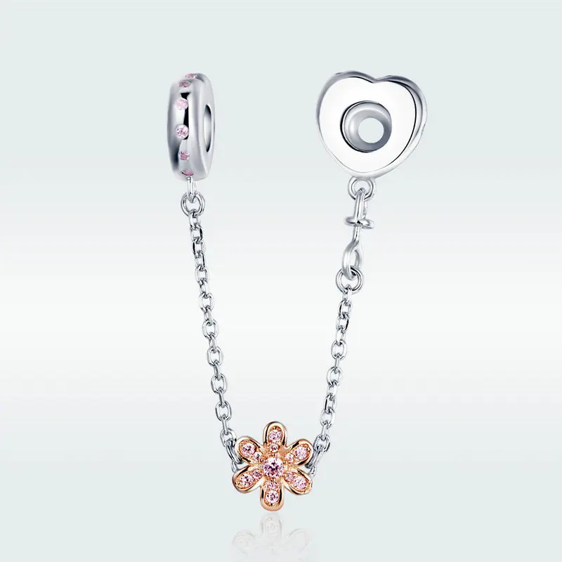 SCC1113 Genuine 925 Sterling Silver Love Heart & Flower Safety Chain Stopper Charms fit Pendants Necklaces DIY Jewelry
SCC1113 Genuine 925 Sterling Silver Love Heart & Flower Safety Chain Stopper Charms fit Pendants Necklaces DIY Jewelry