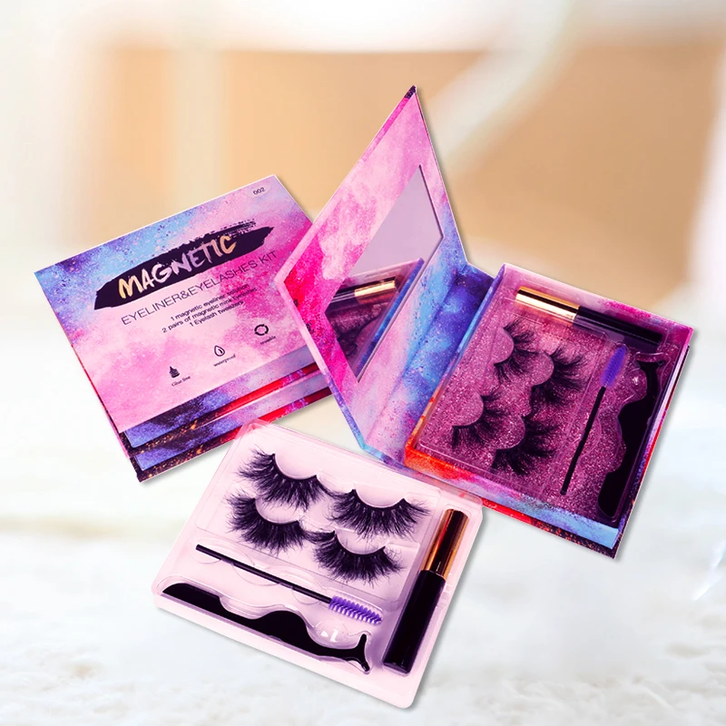 Wholesale Vendor Natural Long Faux Mink Eye Lashes Eyeliner Set Magnetic Eyelashes With Case, Black
Wholesale Vendor Natural Long Faux Mink Eye Lashes Eyeliner Set Magnetic Eyelashes With Case, Black