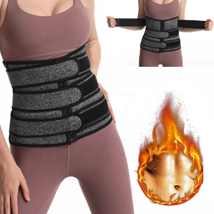 Factory Wholesale Three Belts Neoprene Body Shaper Slimming Fitness Waist Trimmer, Grey
Factory Wholesale Three Belts Neoprene Body Shaper Slimming Fitness Waist Trimmer, Grey