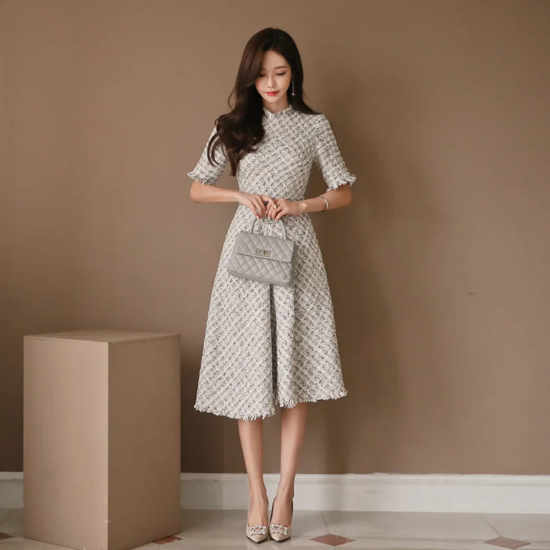 Newest Fashion Cocktail O-Neck Tassel Korean White Work Dresses Women Lady Elegant Office Casual Party for OL Vestidos Mujer
Newest Fashion Cocktail O-Neck Tassel Korean White Work Dresses Women Lady Elegant Office Casual Party for OL Vestidos Mujer