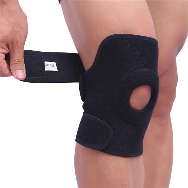 Outdoor sport Protective Gear Cycling running Adjustable Elastic knee sleeve Knee Pad knee brace, Black
Outdoor sport Protective Gear Cycling running Adjustable Elastic knee sleeve Knee Pad knee brace, Black