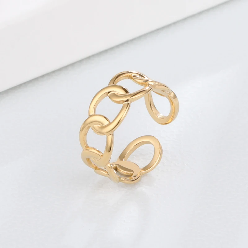 JR0158 Adjustable chain gold ring popular female ring jewelry Free samples United States
JR0158 Adjustable chain gold ring popular female ring jewelry Free samples United States