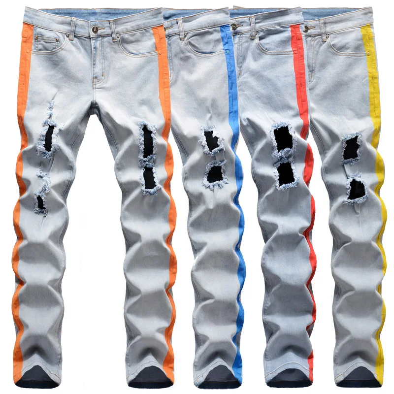 fashion skinny ripped printed man denim pant jean slim fit straight Mens pants jeans
fashion skinny ripped printed man denim pant jean slim fit straight Mens pants jeans