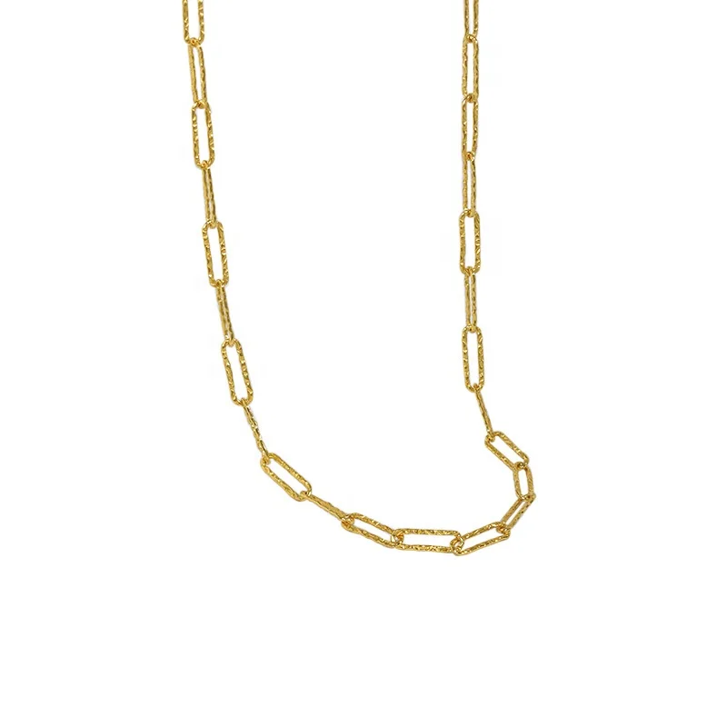 Fashion Women Jewelry 18K gold plated and 925 Sterling Silver Wholesale Chain Necklace For Ladies
Fashion Women Jewelry 18K gold plated and 925 Sterling Silver Wholesale Chain Necklace For Ladies