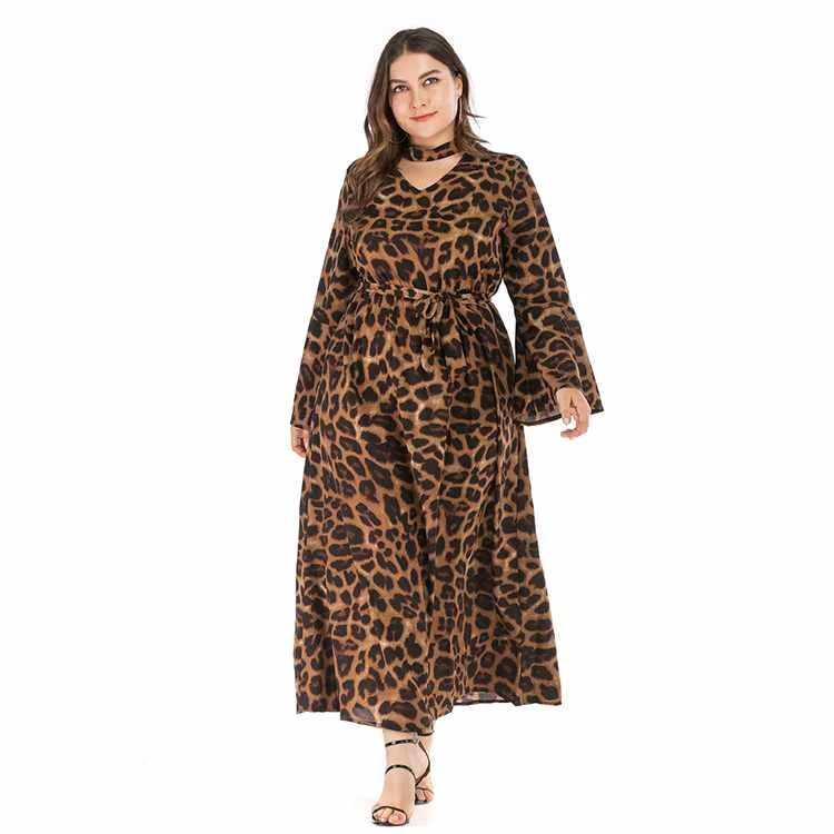 Womens Plus Size Wrap V Neck flared Long Sleeves waist long animal Floral leopard Print Casual Wedding Bridal Party Maxi Dress, Brown leopard
Womens Plus Size Wrap V Neck flared Long Sleeves waist long animal Floral leopard Print Casual Wedding Bridal Party Maxi Dress, Brown leopard
