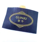 Customized quality fashion garment labels woven clothing tags with size