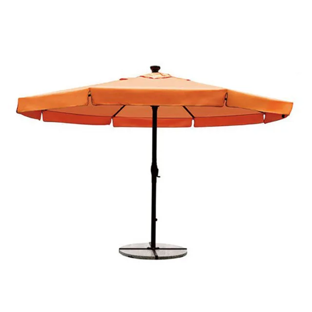 Outdoor beach parasol umbrellas with base