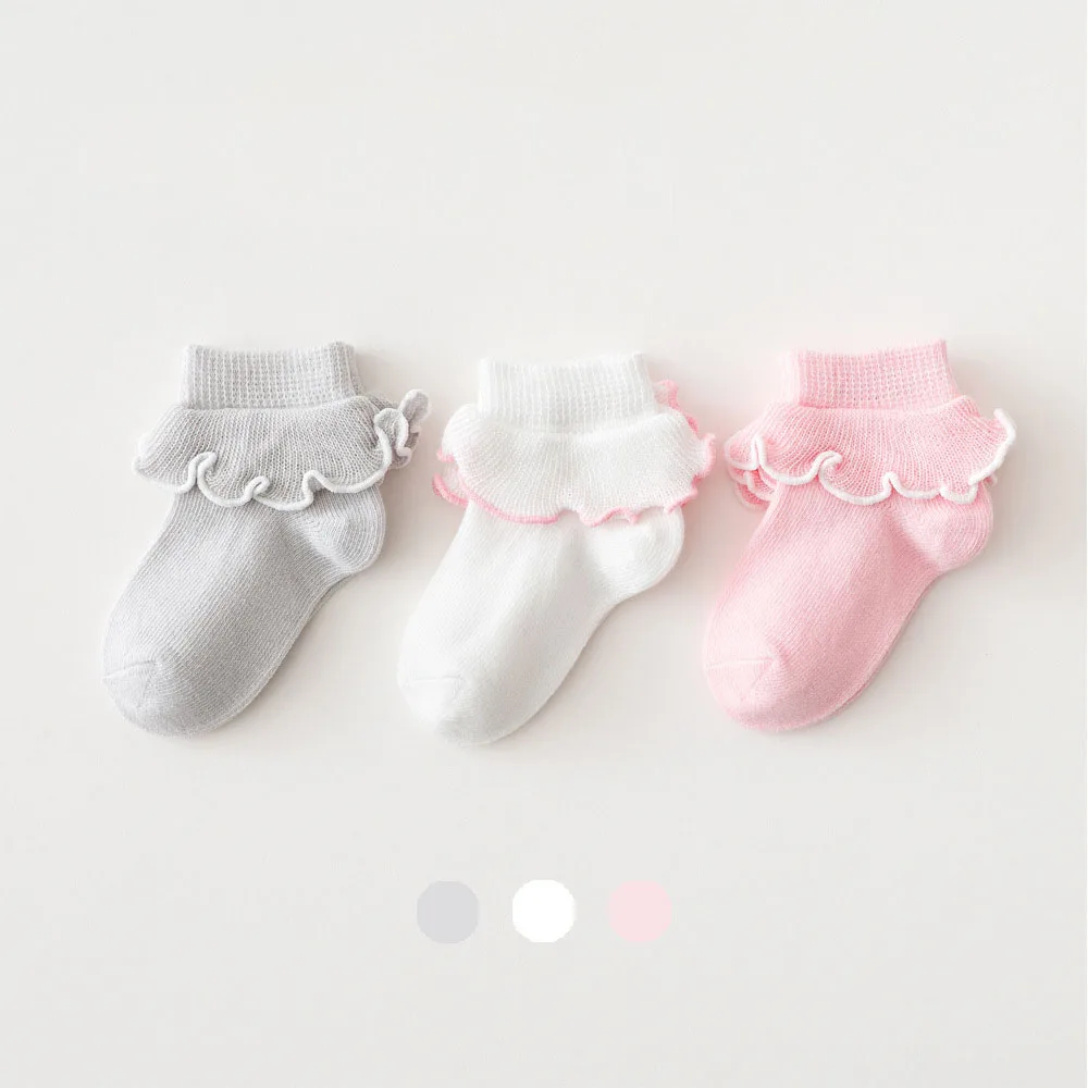 Babyy Girls Ruffle Socks Solid Pink White Grey Color Soft Princess Lace Sock Fashion Kids Ankle Socks
Babyy Girls Ruffle Socks Solid Pink White Grey Color Soft Princess Lace Sock Fashion Kids Ankle Socks