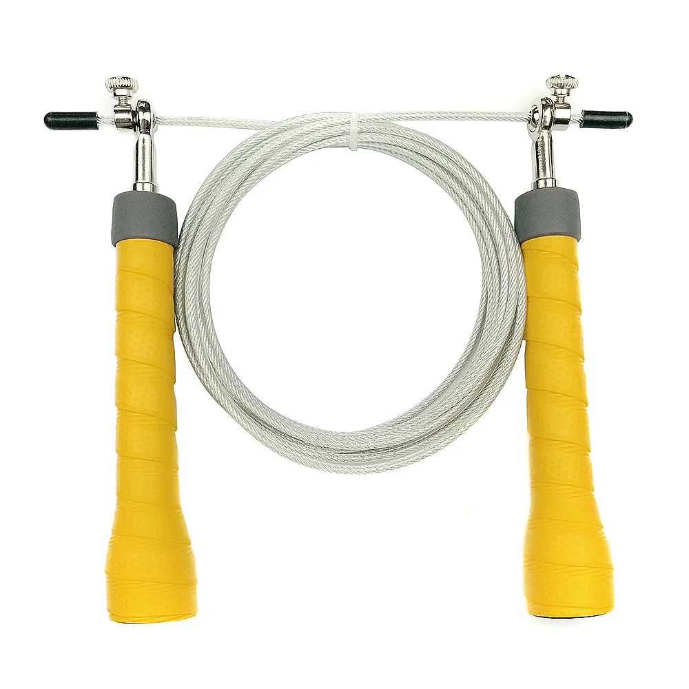 Wholesale gym workout equipment portable self locking custom pvc steel wire Jump Rope, Blue&pink&yellow&black
Wholesale gym workout equipment portable self locking custom pvc steel wire Jump Rope, Blue&pink&yellow&black