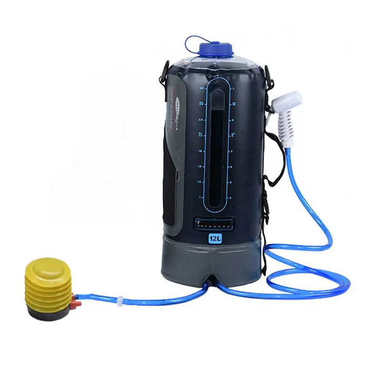 Summer Heating Shower Solar Shower Portable 12L Camping Shower Bag For Travel, Black
Summer Heating Shower Solar Shower Portable 12L Camping Shower Bag For Travel, Black