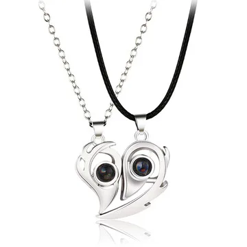 SC Jewelry I-Love-You 100 Language Couple Necklace Magnetic Couple Necklace Diamond Matching Necklace for Couples
SC Jewelry I-Love-You 100 Language Couple Necklace Magnetic Couple Necklace Diamond Matching Necklace for Couples