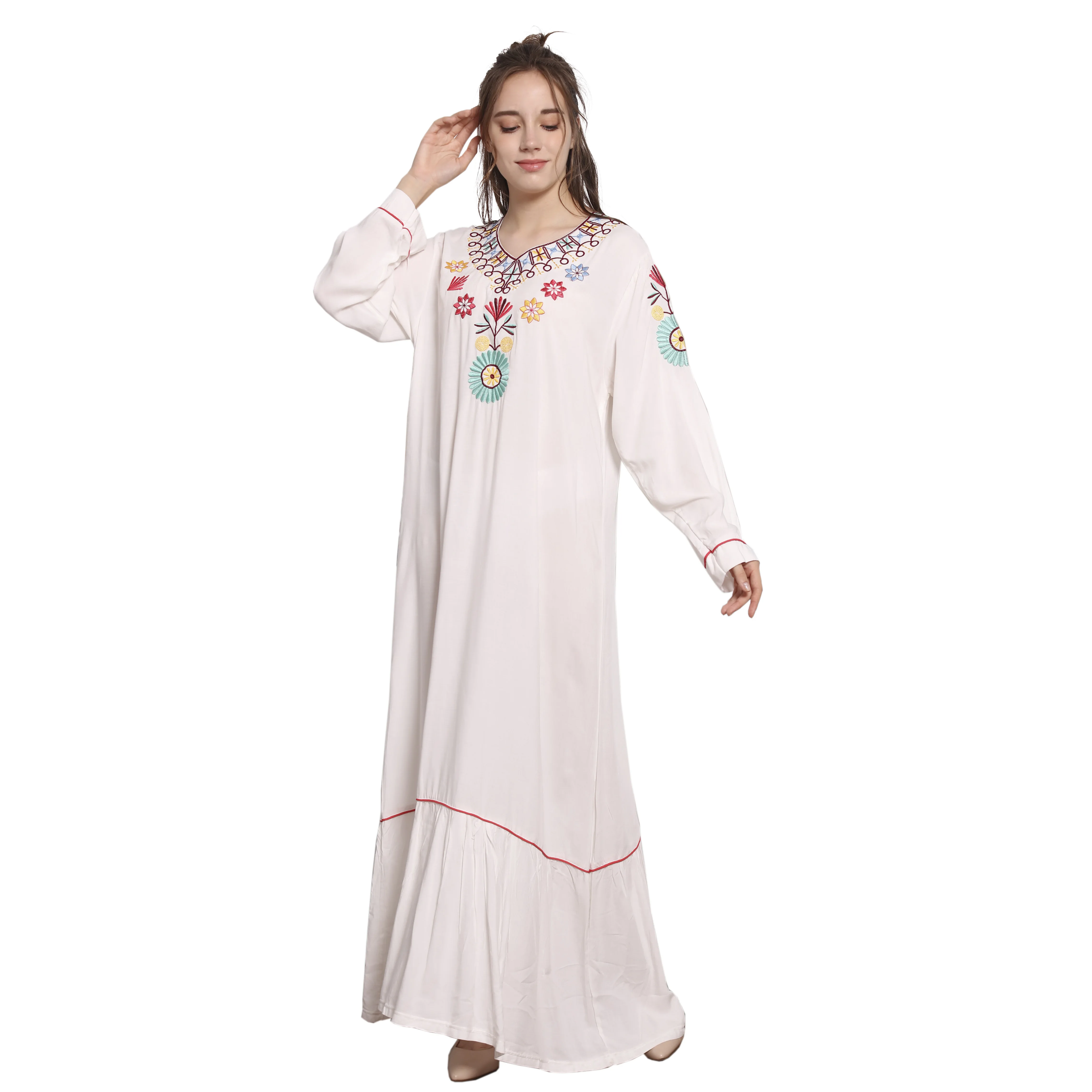 Nighties for Women Ladies Muslim Clothing Abaya Kaftan Rayon Woven Evening Dress African Dresses Women Pajamas Robes 100% Rayon, Customized
Nighties for Women Ladies Muslim Clothing Abaya Kaftan Rayon Woven Evening Dress African Dresses Women Pajamas Robes 100% Rayon, Customized