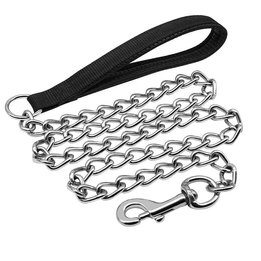 High Quality Custom Metal Extra Heavy Strong Chain Dog Leash Dog Tie Out Chain With Nylon Handle, Red, black and blue
High Quality Custom Metal Extra Heavy Strong Chain Dog Leash Dog Tie Out Chain With Nylon Handle, Red, black and blue