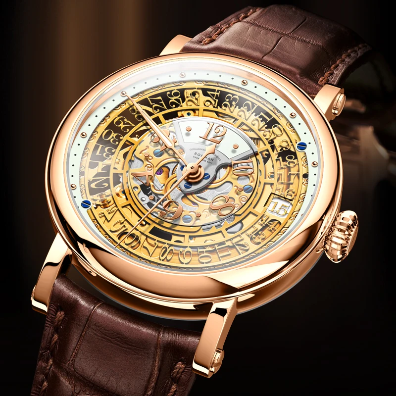 BORMAN 2021 New Watches Automatic Mechanical Wristwatch For Men Luxury Skeleton Hollow-Out Dial Watch BM3901
BORMAN 2021 New Watches Automatic Mechanical Wristwatch For Men Luxury Skeleton Hollow-Out Dial Watch BM3901