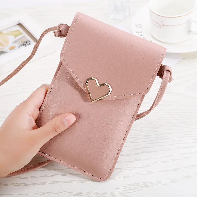 Women PU Leather Touch Screen Mini Phone Pouch Satchel Mini Mobile Phone Bag, Customizable
Women PU Leather Touch Screen Mini Phone Pouch Satchel Mini Mobile Phone Bag, Customizable