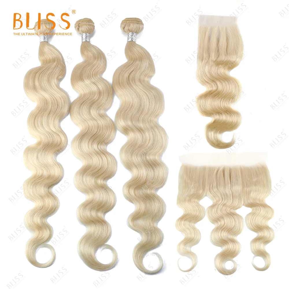 Bliss 100% One Donor European 613 Body Wave Remy Human Hair Color 613 Blonde Wavy Cuticle Aligned Remy Human Hair Bundles
Bliss 100% One Donor European 613 Body Wave Remy Human Hair Color 613 Blonde Wavy Cuticle Aligned Remy Human Hair Bundles
