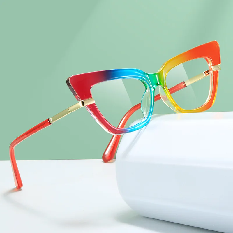 2023 eyewear frame optical eye glasses women retro custom glasses new cat eye blue light blocking glasses frames
2023 eyewear frame optical eye glasses women retro custom glasses new cat eye blue light blocking glasses frames