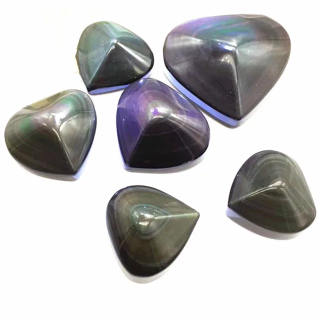 Wholesale natural polished crystal quartz rainbow obsidian heart crystal stones for decor
Wholesale natural polished crystal quartz rainbow obsidian heart crystal stones for decor