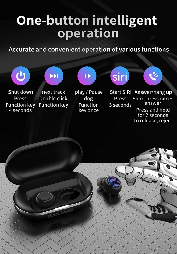 Factory hot sale digital wireless headphone hifi portronics best quality - ANKUX.COM