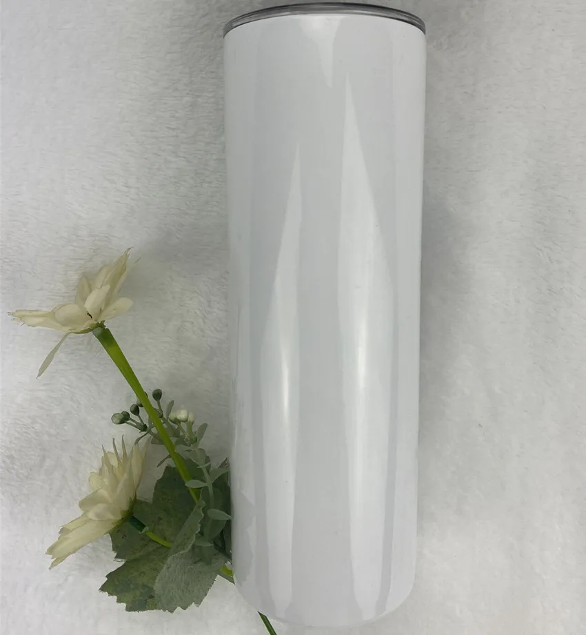 Ship From USA 20oz 30oz Sublimation Blank Straight Tumbler Stainless Steel Coffee Mug with Lid Double Wall Skinny Tumbler, White color
Ship From USA 20oz 30oz Sublimation Blank Straight Tumbler Stainless Steel Coffee Mug with Lid Double Wall Skinny Tumbler, White color
