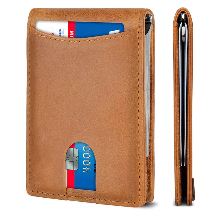 2021 Minimalist Money Clip Rfid Blocking Front Pocket Leather Card Bag Leather Men'S Slim Wallet Leather Men Wallet
2021 Minimalist Money Clip Rfid Blocking Front Pocket Leather Card Bag Leather Men'S Slim Wallet Leather Men Wallet