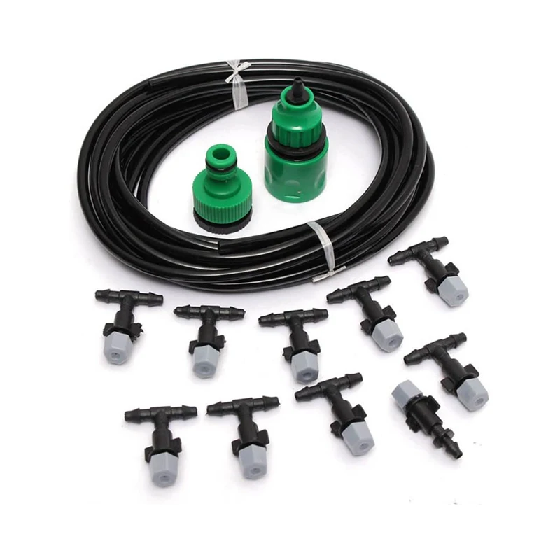 Automatic drip irrigation system Micro Drip System Kit For Garden Irrigation, Black
Automatic drip irrigation system Micro Drip System Kit For Garden Irrigation, Black