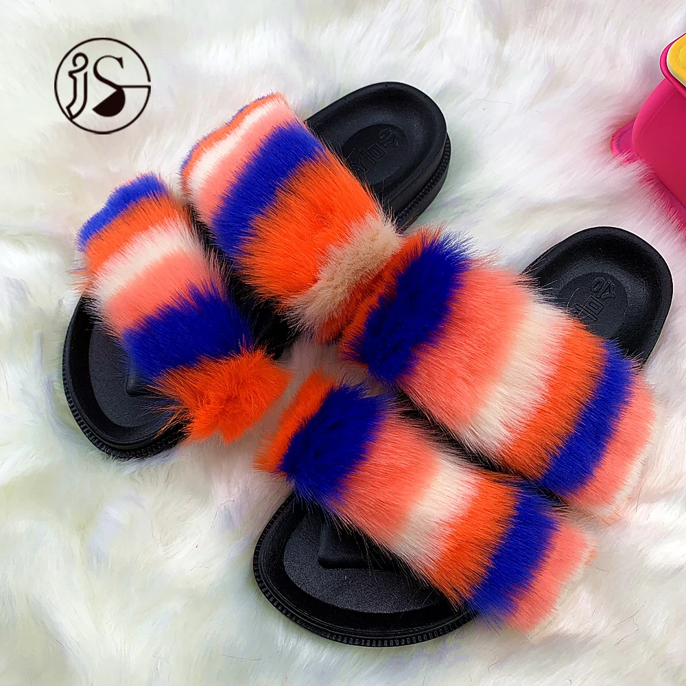2021 Mixed Color Plush Fur Slides Wholesale Price Stable Quality Women Faux Fur Slippers Exquisite furry sandals, Picture
2021 Mixed Color Plush Fur Slides Wholesale Price Stable Quality Women Faux Fur Slippers Exquisite furry sandals, Picture