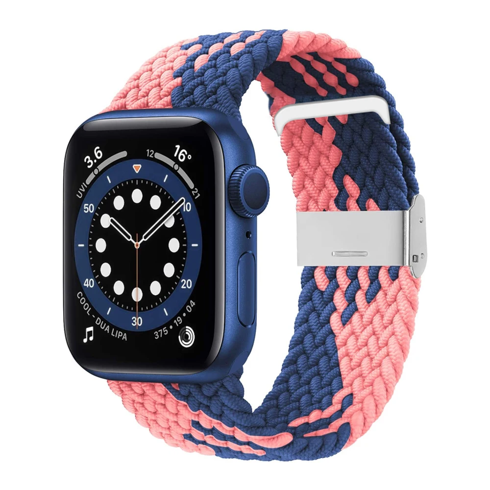 New Design Adjustable Braided Solo Loop Wrist Strap for Apple Watch 4 5 6 SE Men Women
New Design Adjustable Braided Solo Loop Wrist Strap for Apple Watch 4 5 6 SE Men Women