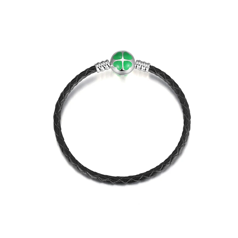 RINNTIN CBB06 Genuine 925 Sterling Silver Black Leather Rope Charm Bracelet for Women Fit for 3mm Hole Charm Bead Jewelry
RINNTIN CBB06 Genuine 925 Sterling Silver Black Leather Rope Charm Bracelet for Women Fit for 3mm Hole Charm Bead Jewelry
