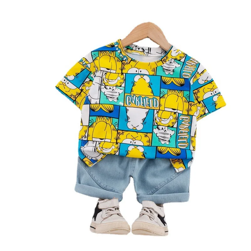 2021 new children's Patchwork colors cartoon printed short sleeve suit boys' summer Fashion two piece pants boys' clothing sets, Pic shows
2021 new children's Patchwork colors cartoon printed short sleeve suit boys' summer Fashion two piece pants boys' clothing sets, Pic shows