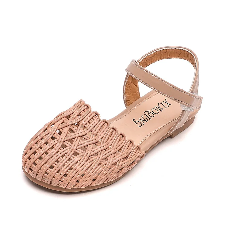 Princess Shoes Hollow-out Girls' Leather Shoes Summer Girls' Woven Sandals Little Girl Princess Casual Soft Bottom Beach Shoes
Princess Shoes Hollow-out Girls' Leather Shoes Summer Girls' Woven Sandals Little Girl Princess Casual Soft Bottom Beach Shoes