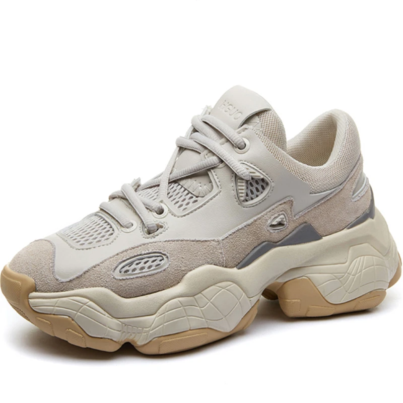 2021 New Breathable Chunky Platform Sneakers Women Cow Suede Leather Shoes Woman Trendy Trainers Female Shoes Basket
2021 New Breathable Chunky Platform Sneakers Women Cow Suede Leather Shoes Woman Trendy Trainers Female Shoes Basket