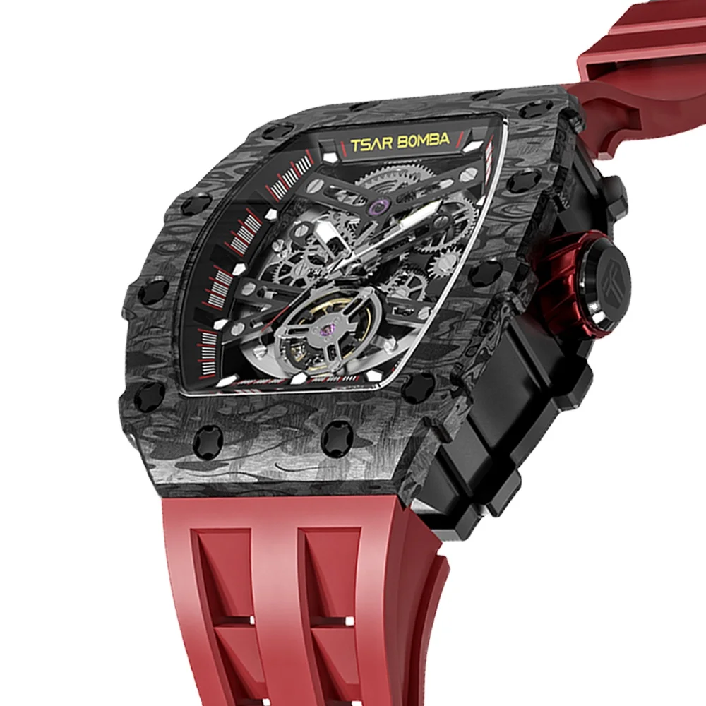 Business Exquisite Automatic Forging Men's Carbon Fiber Mechanical Chronograph Watch Men
Business Exquisite Automatic Forging Men's Carbon Fiber Mechanical Chronograph Watch Men