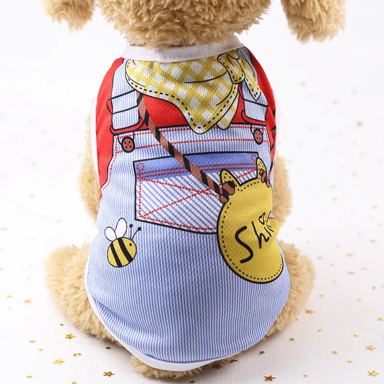 High Quality Wholesale New Spring And Summer Fashion Cartoon Cute Dog Vest Cat Puppy 2022 Pet Clothes For Dogs
High Quality Wholesale New Spring And Summer Fashion Cartoon Cute Dog Vest Cat Puppy 2022 Pet Clothes For Dogs