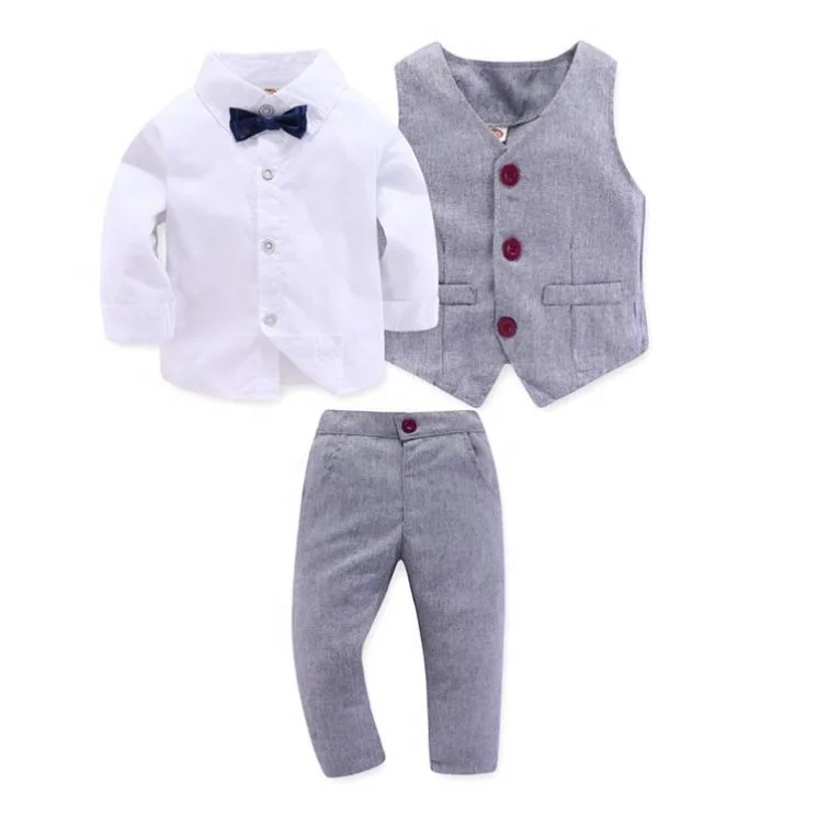2021 3 pcs suits Baby Boy Clothes New Christening Formal Party Bodysuit Outfit Gift long Sleeve autumn, As the picture show
2021 3 pcs suits Baby Boy Clothes New Christening Formal Party Bodysuit Outfit Gift long Sleeve autumn, As the picture show