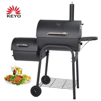 

2019 Amazon Hot Selling KEYO Classical Outdoor Home Garden Heavy Duty BBQ Grills Wood Pellet Smoker