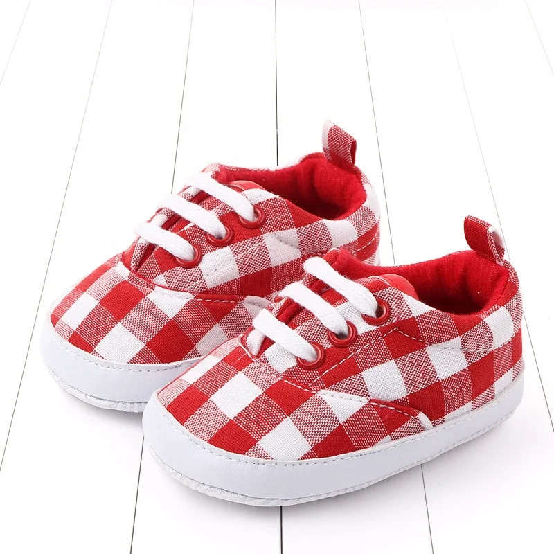Wholesale 0-18 months color plaid cotton fabric soft sole prewalker baby boys and girls newborn baby casual shoes
Wholesale 0-18 months color plaid cotton fabric soft sole prewalker baby boys and girls newborn baby casual shoes