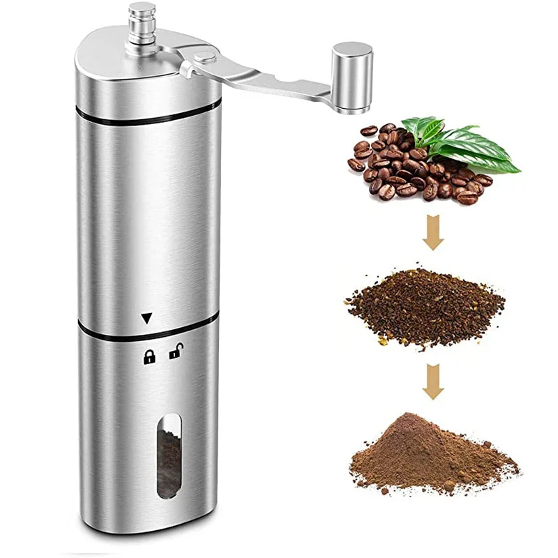 Amazon Manual Hand Coffee Grinder Adjustable Coffee Maker Ceramics Core Stainless Steel triangle shape
Amazon Manual Hand Coffee Grinder Adjustable Coffee Maker Ceramics Core Stainless Steel triangle shape