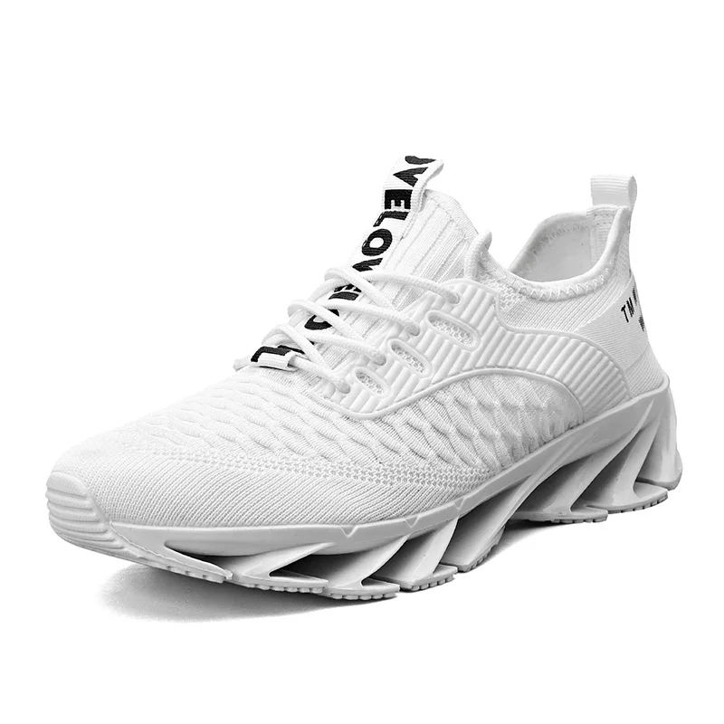 New Lasted men tide fashion empty logo casual spots running sneaker shoes men new modal sport men shoes, White/black 
New Lasted men tide fashion empty logo casual spots running sneaker shoes men new modal sport men shoes, White/black