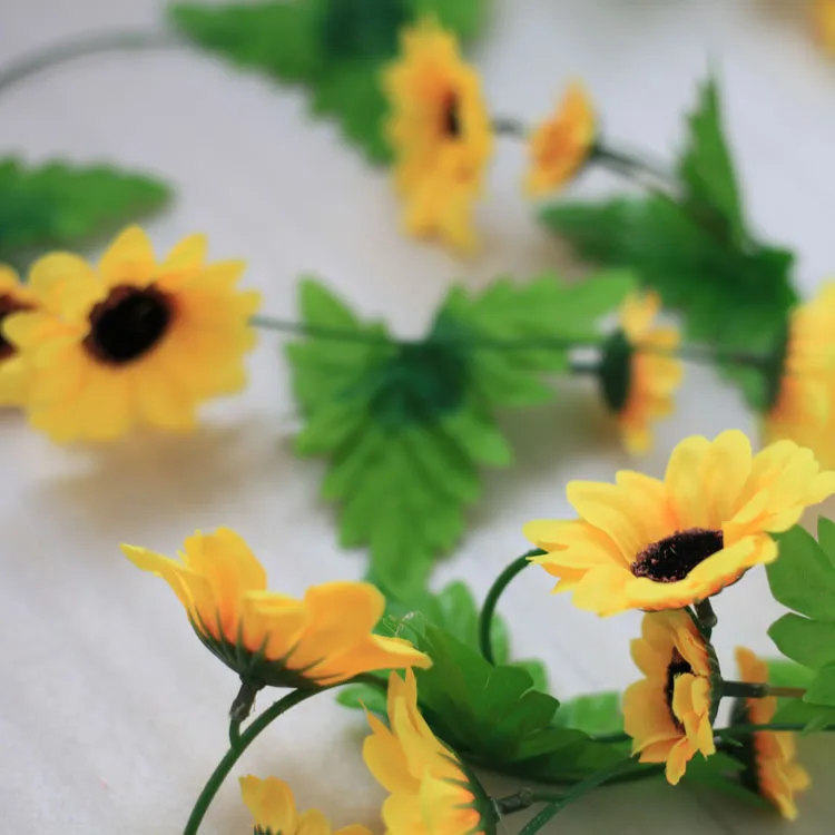 artificial sun flowers sunflowers in Decorative Flowers & Wreaths wall for decoration vines wedding christmas flowers silk, As pictures show :yellow
artificial sun flowers sunflowers in Decorative Flowers & Wreaths wall for decoration vines wedding christmas flowers silk, As pictures show :yellow
