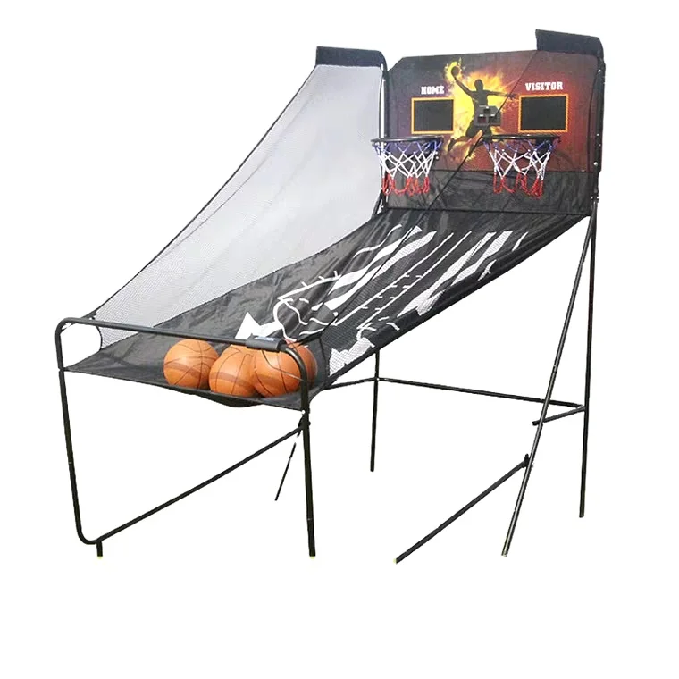 Factory Hot Sale Indoor Double Automatic Basketball Shooting Game Machine With Five Basketballs, Black
Factory Hot Sale Indoor Double Automatic Basketball Shooting Game Machine With Five Basketballs, Black