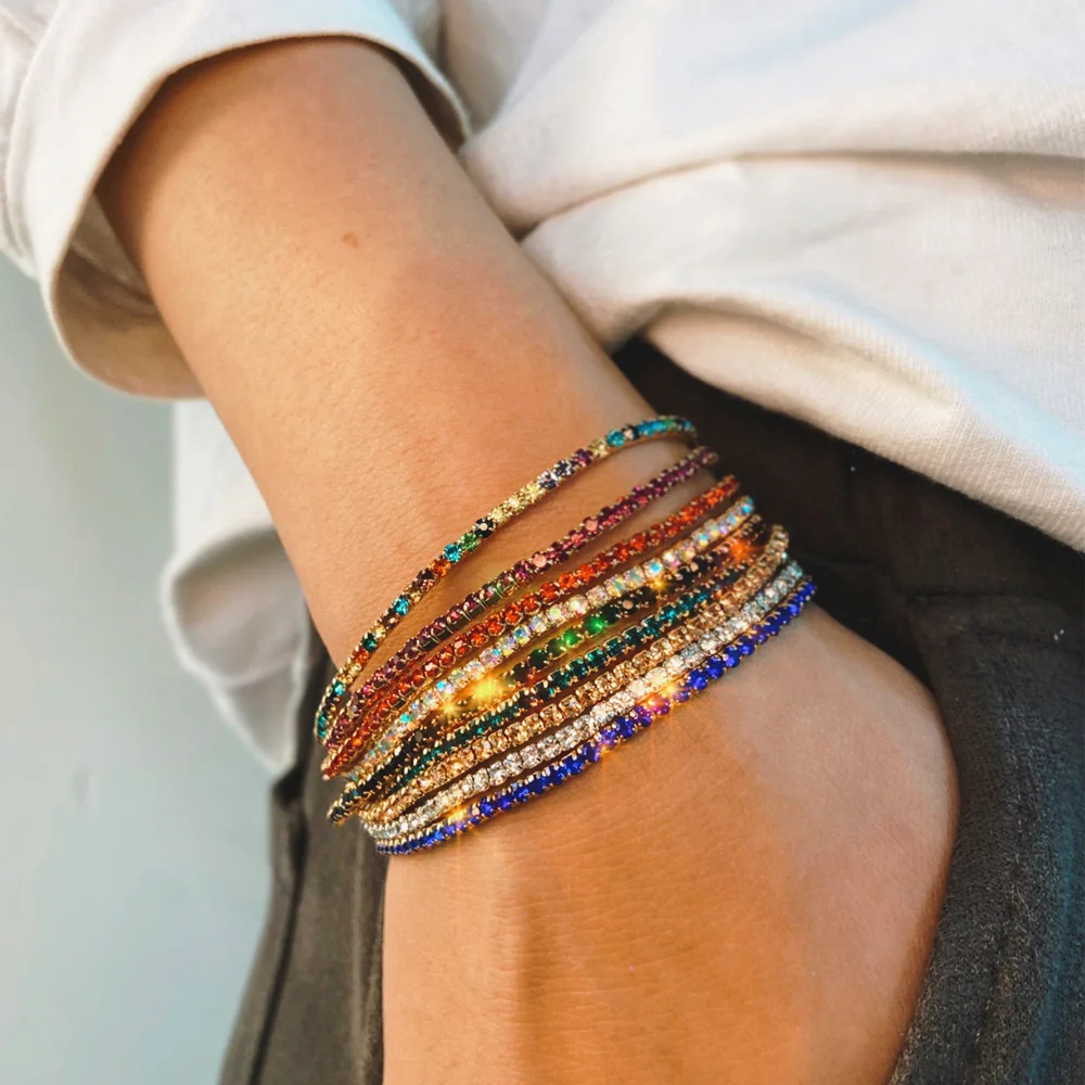 Fashion Ice Cube Zircon Bracelet Woman Jewelry Hip Hop Colored Diamond Tennis Bracelet
Fashion Ice Cube Zircon Bracelet Woman Jewelry Hip Hop Colored Diamond Tennis Bracelet